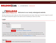 Tablet Screenshot of bulldoglink.net